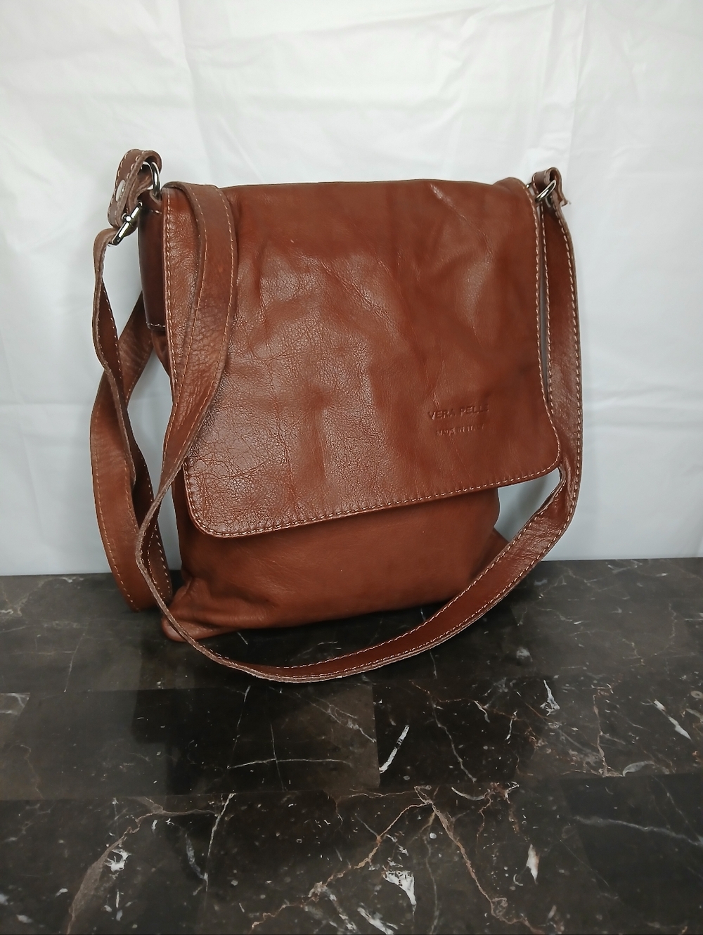 Brown Leather Crossbody Bag - Women's Shoulder Bag